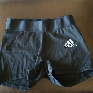 Black adidas shorts
